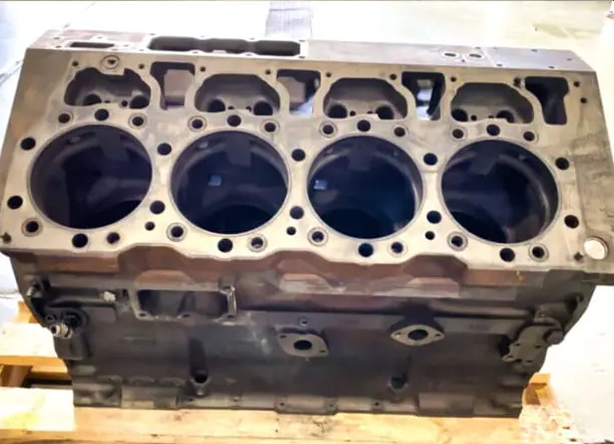 Engine parts washing after using Apollo Cleaning chemicals EziClean and EziBoost