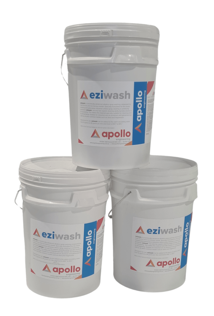 Gallons EziWash by Apollo Engineering - Heavy Duty Alkaline Spray Cleaner for Metalworking and Automotive Industries