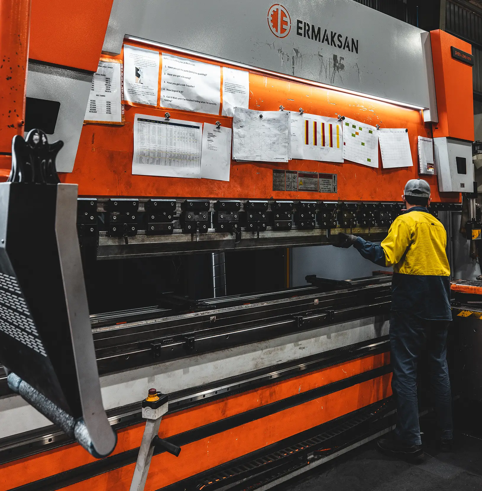 CNC Folding and Forming at the Apollo Engineering Factory at Tamworth NSW