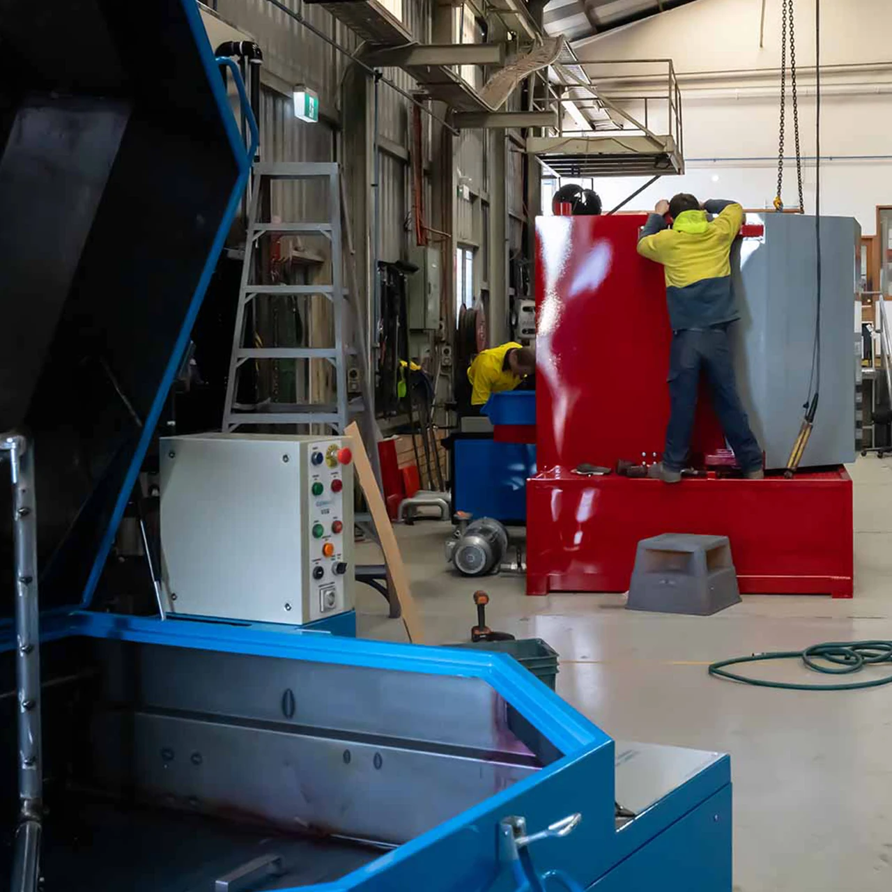 Workers building a Parts Washer at Apollo Engineering in Tamworth Australia 1280x1280