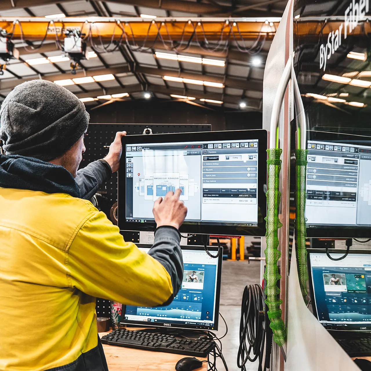 apollo engineering uses 12KW Bystar Fibre optic lasers with auto loading and unloading 1280x1280