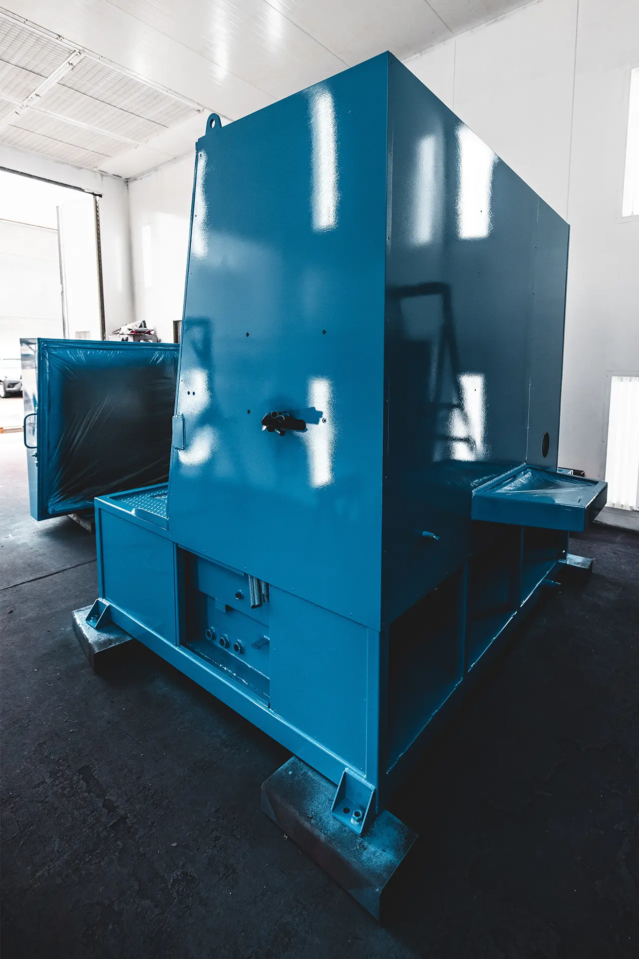 large capacity spray bake booth Apollo Engineering Factory at Tamworth NSW