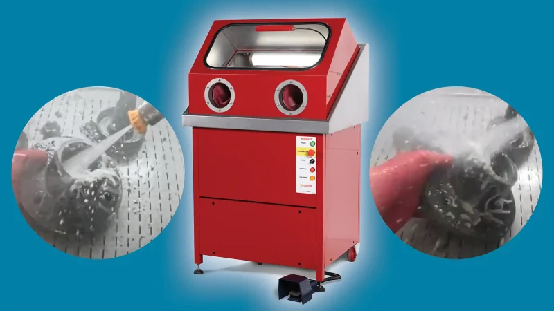 Apollo EziBlast new solvent free manual parts washer