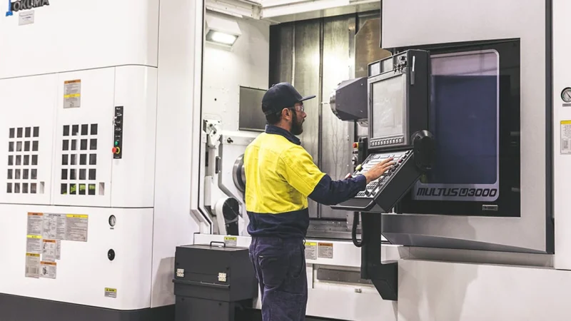 CNC Milling Machine for machining large components by Apollo Engineering NSW Australia