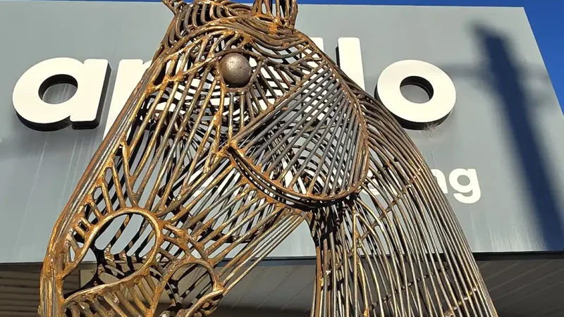 Steel Sculpture The Roper Adam Humphreys Detail